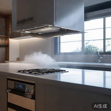 集成灶排烟强,噪音低