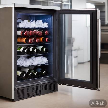 红酒柜速冷秘诀：冰块助力
