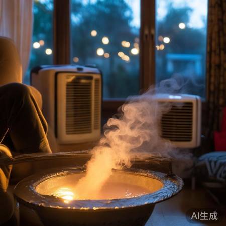 品茶泡脚,生活平衡。