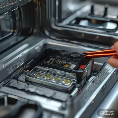 燃气灶内取电池盒