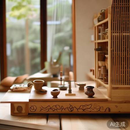 茶道架:实用与美学融合