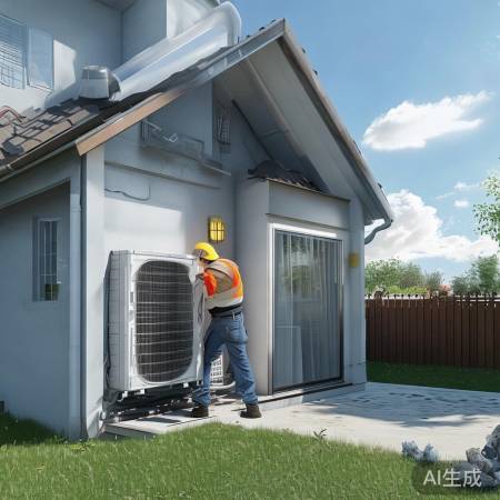 安装空气能楼房，水电全，照说明