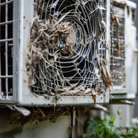 空调室外机散热故障