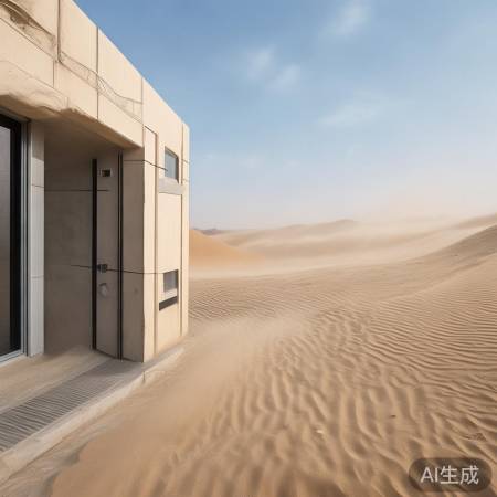 西北风沙中选防盗门