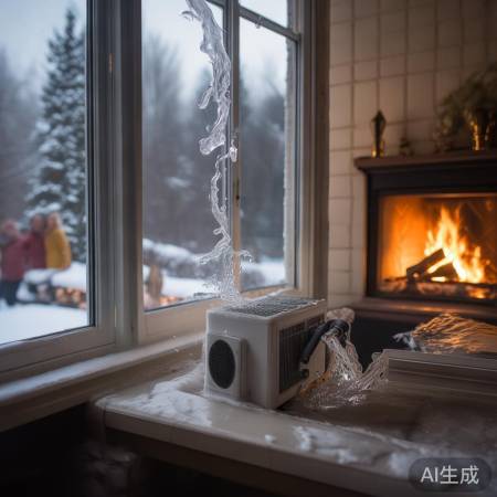 冬天暖宝宝，化霜流水处理