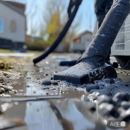 化霜后清地面防积水