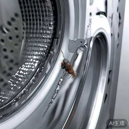 洗衣机门缝藏虫虫