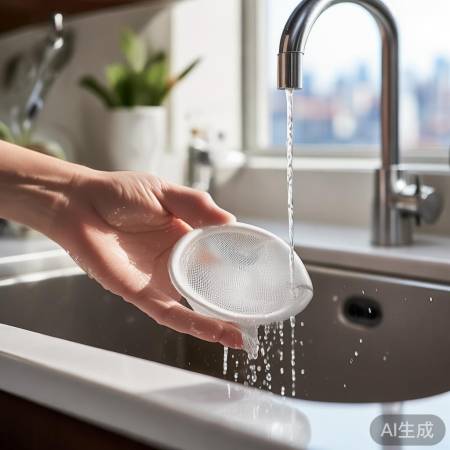 清洗擦干过滤网