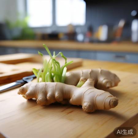 发芽姜可食用，及时食用佳