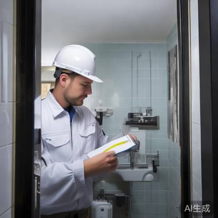 检查卫生间环境,确保马桶安装