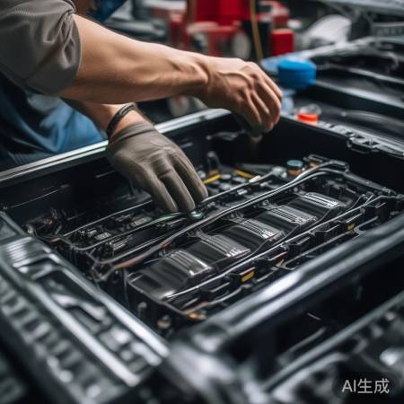 新蓄电池正负极勿错
