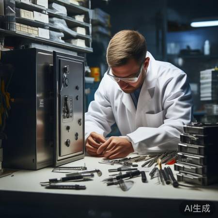 锁匠工具撬保险柜，技术要求高