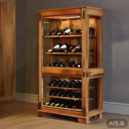 环保木质红酒柜，时尚品味