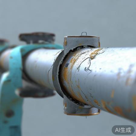 检查管道,紧固或更换