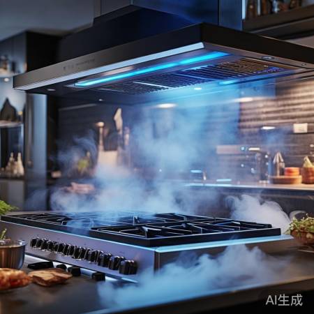 尚朋堂油烟机，吸力强劲，厨房清