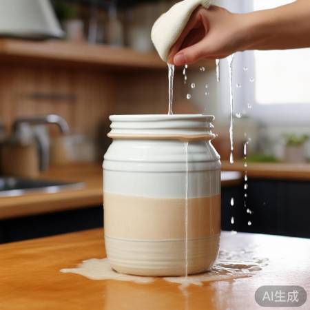 清洗换水，罐子焕新