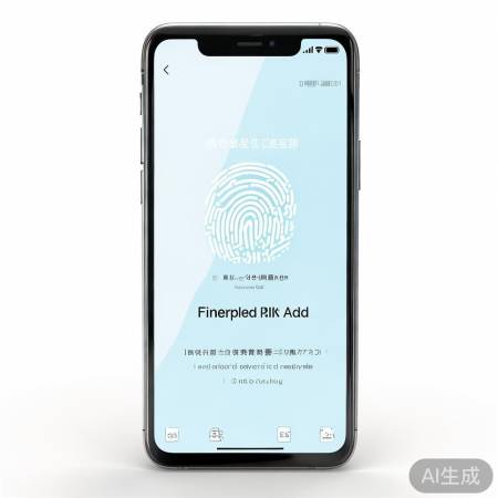 找到指纹图标，点击添加指纹