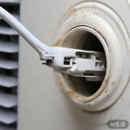检查空调插头清洁