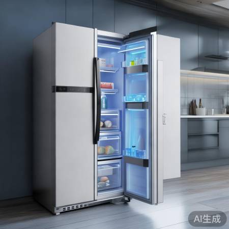 美的冰箱，大容量，节能除菌