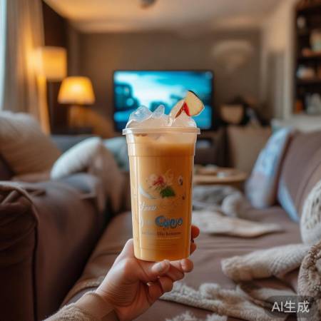 丝袜奶茶冷藏享美味