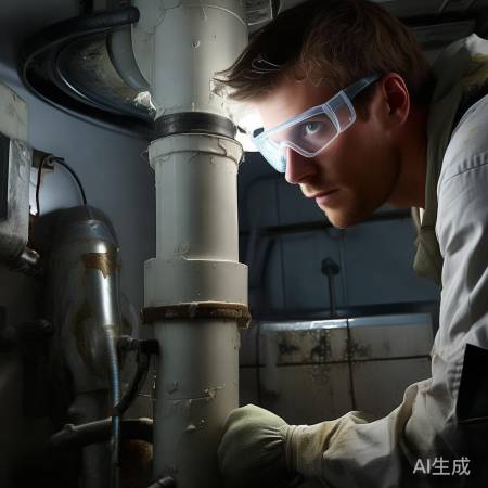 “检查水管中段”