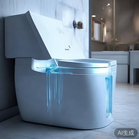 “检查智能马桶水质，避免指示灯