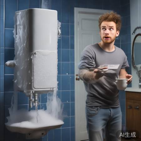 热水冻住,笑点生活