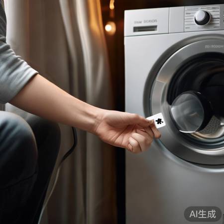 恢复电源，检查洗衣机