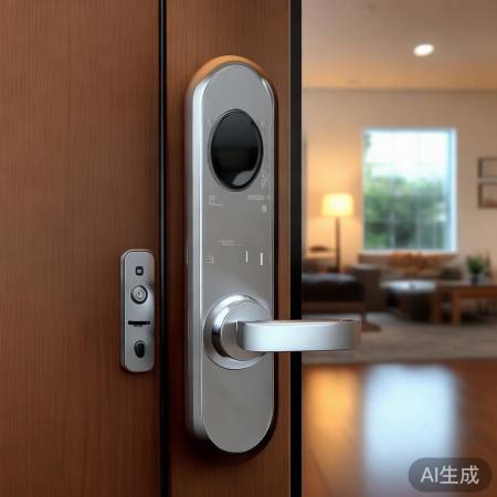 断桥铝指纹锁充电，懒人福音