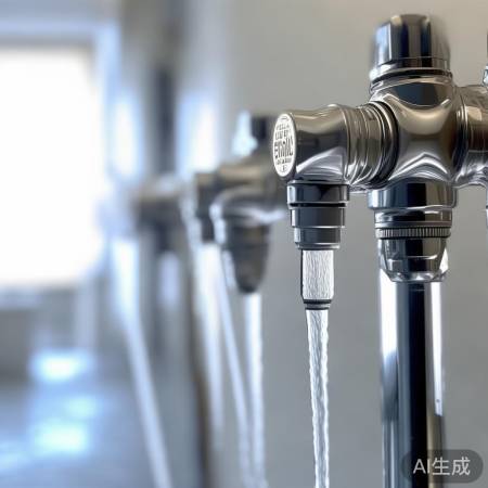 电热水器竖装成功，测试阀门转换