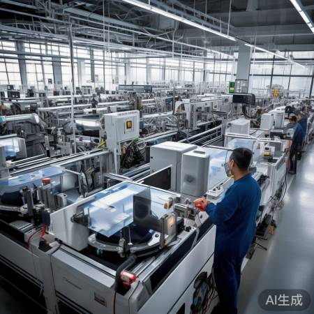 淄博电视生产线：高科技制造