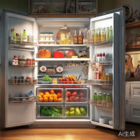 “冰箱整洁，生活温馨”