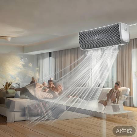 东芝空调导风均匀,避免直吹感冒