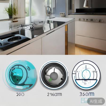 预留孔径，安装集成灶