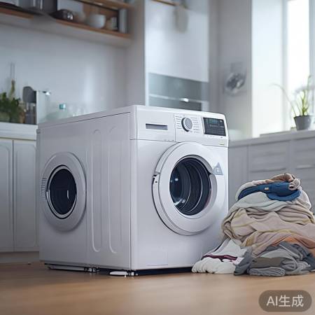 “小米洗衣机，告别洗衣烦恼”