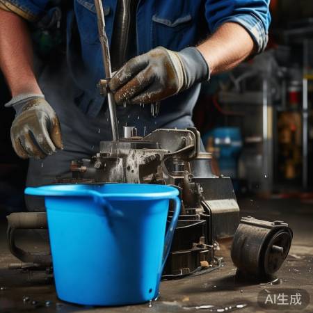 拆旧电机，注意防水