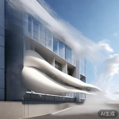 安装挡风板，风力分散