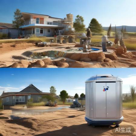 打井或地面热水器,根据预算选。