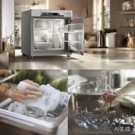 餐具消毒柜辅助，仍需定期清洗