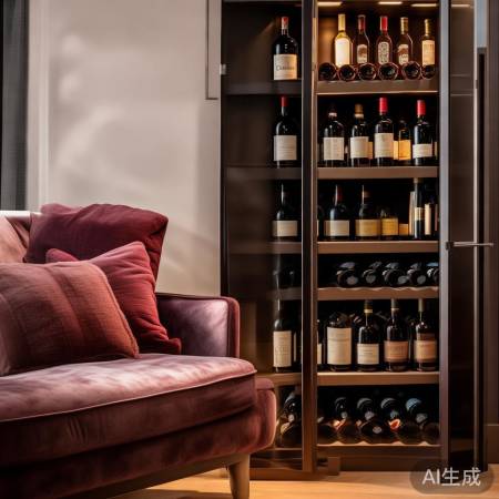 温馨红酒柜，小窝升级焦点
