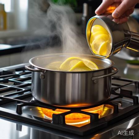 “加醋/柠檬防水垢，灶响减。”