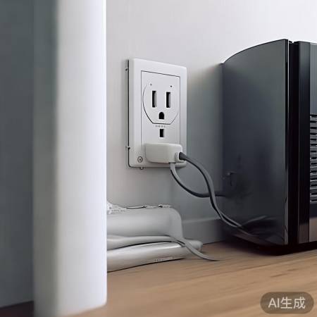 接电源，嗡嗡声正常