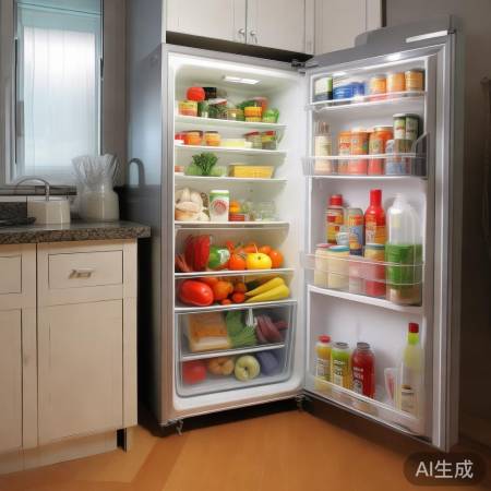 冰箱过满，制冷降效。