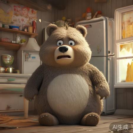 冰箱小熊童年回忆,离婚奇闻