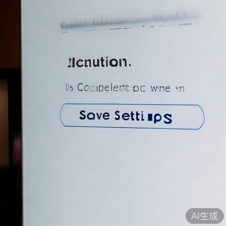 保存设置步骤完成