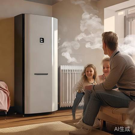 体验B品牌壁挂炉，简洁快捷。