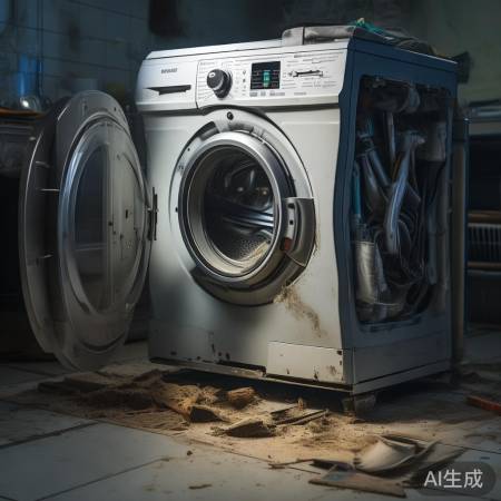 洗衣机轴承磨损，异响嘎吱。