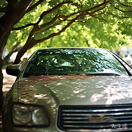 夏季停车选阴凉