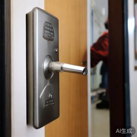 指纹锁安装，遵照说明，确保准确