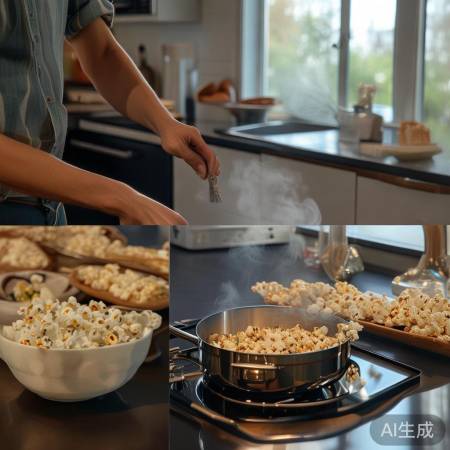 周末美食：轻松做爆米花